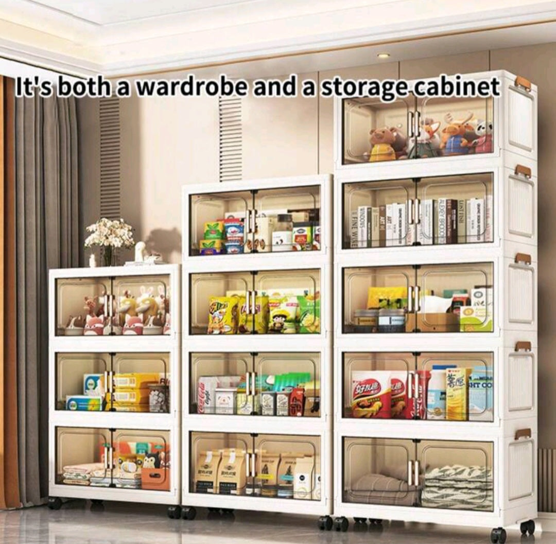 17.7 in wide Storage Cabinet foldable Storage Box