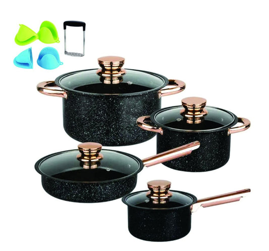 Eco Friendly Kitchenware 8Pcs Nonstick Cookset