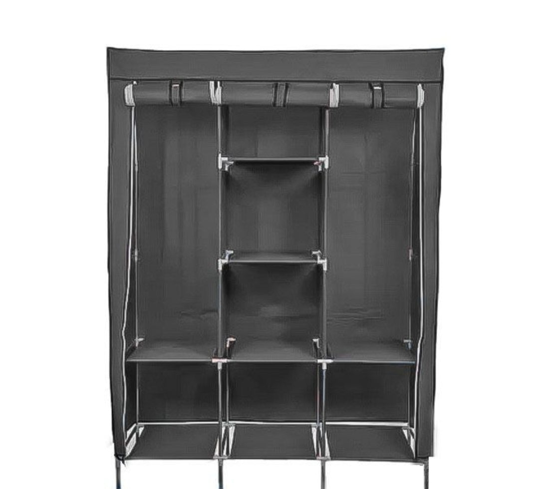 Fabric Wardrobe Rack Organizer with Cover