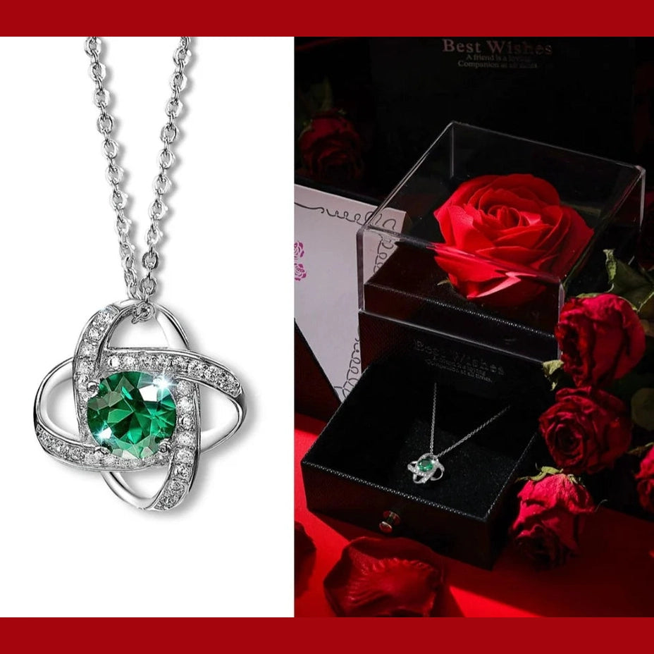 Emerald & Diamond Necklace